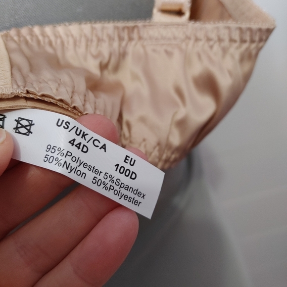 NUDE lace unlined bra size 44D - Picture 5 of 8